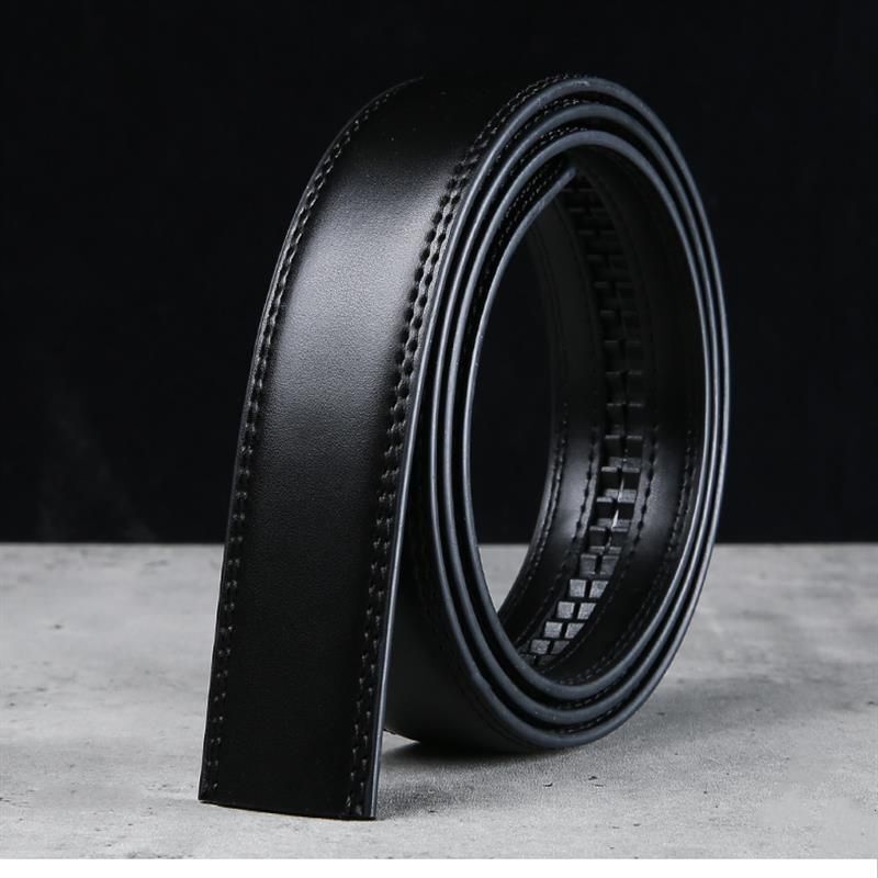 Headless 3.0 Wide Belt for Men, Genuine Leather, Automatic Buckle, Pure Cowhide, Trendy Belt Without Buckle, Y2K Style Headless 3.0 Wide Belt for Men, Genuine Leather, Automatic Buckle, Pure Cowhide, Trendy Belt Without Buckle, Y2K Style