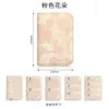 Counter quality [pink flowers] 1 pack, including 5 pages of suede inner bag