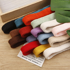 Winter and Spring Hollow Knitted Wool Thread Band for Children's Hair Band Formal Hat Shoes Flower Home Textile Clothing Accessory Hollow Knitted Band