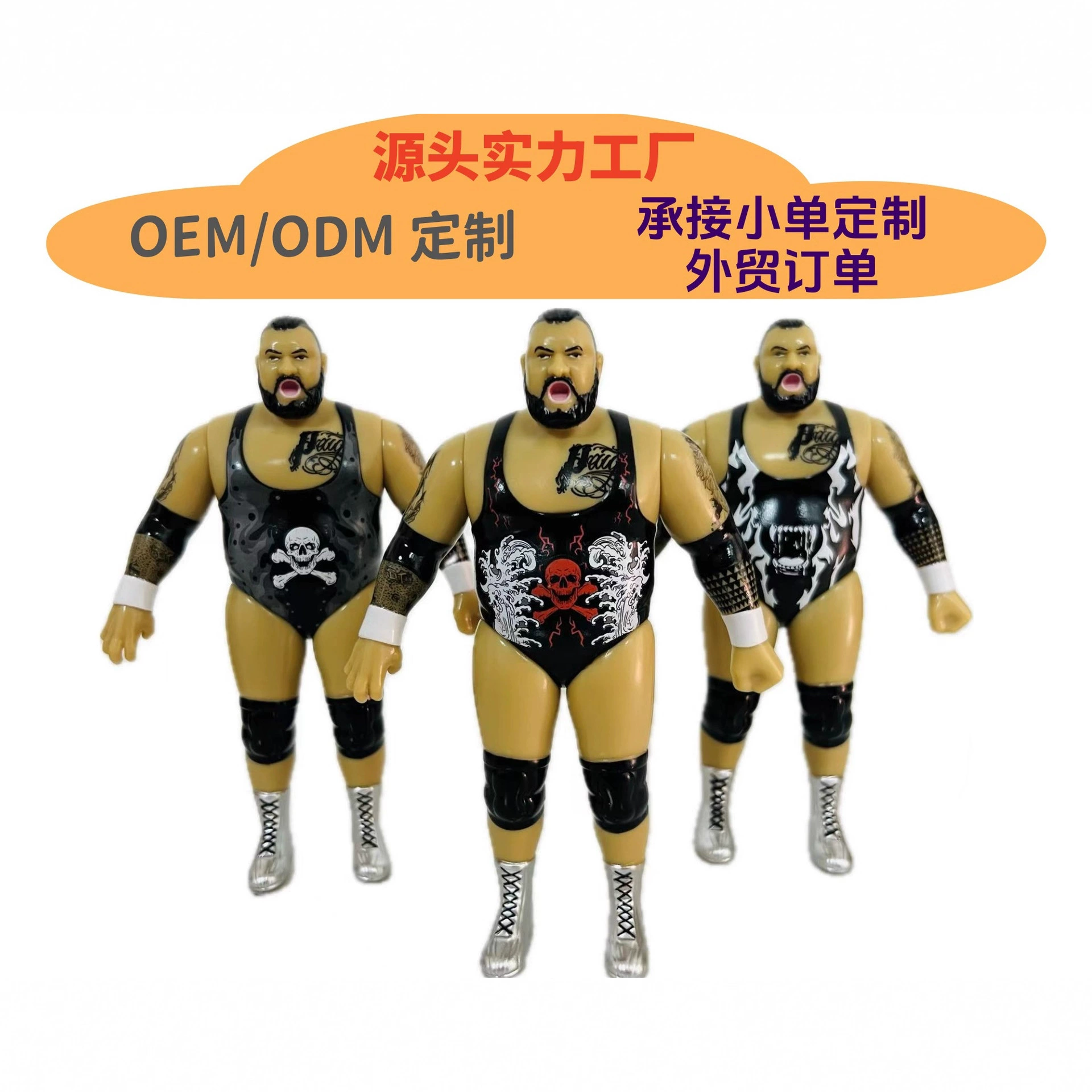 Изготовленные на заказ фигурки рестлеров WWE ручной работы с фотографиями и образцами, подвижные фигурки для ринга, производство