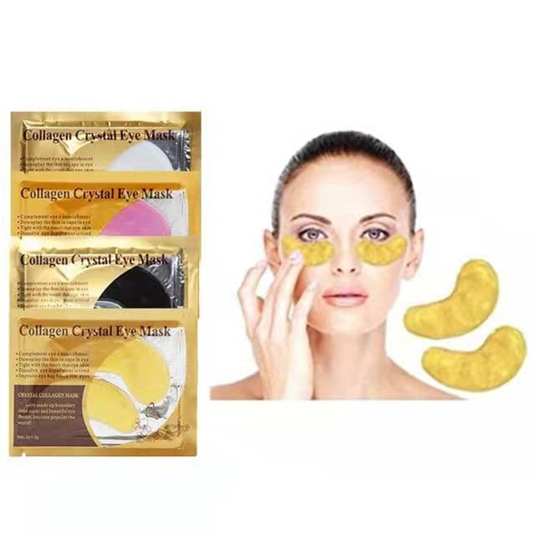 FUENTE Fábrica de comercio exterior de colágeno máscara de ojo de cristal compacto luz ojeras escaras máscara de ojo gel orden al por mayor
