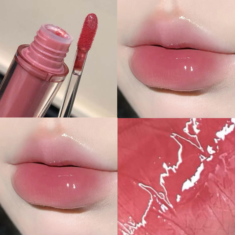 HERORANGE, esmalte de labios con espejo de luz de agua hidratante, atmósfera de primavera, brillo de labios transfronterizo blanco