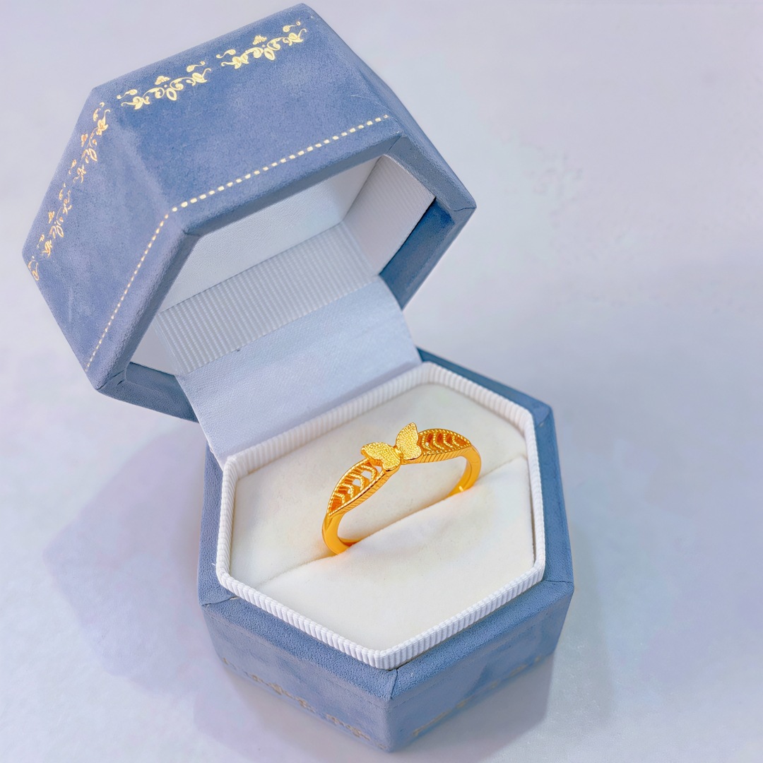 Flower Butterfly Dance Ring