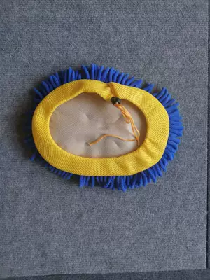 Car cleaning tools — chenille car water brush car - blue-and-yellow-single-cloth-cover