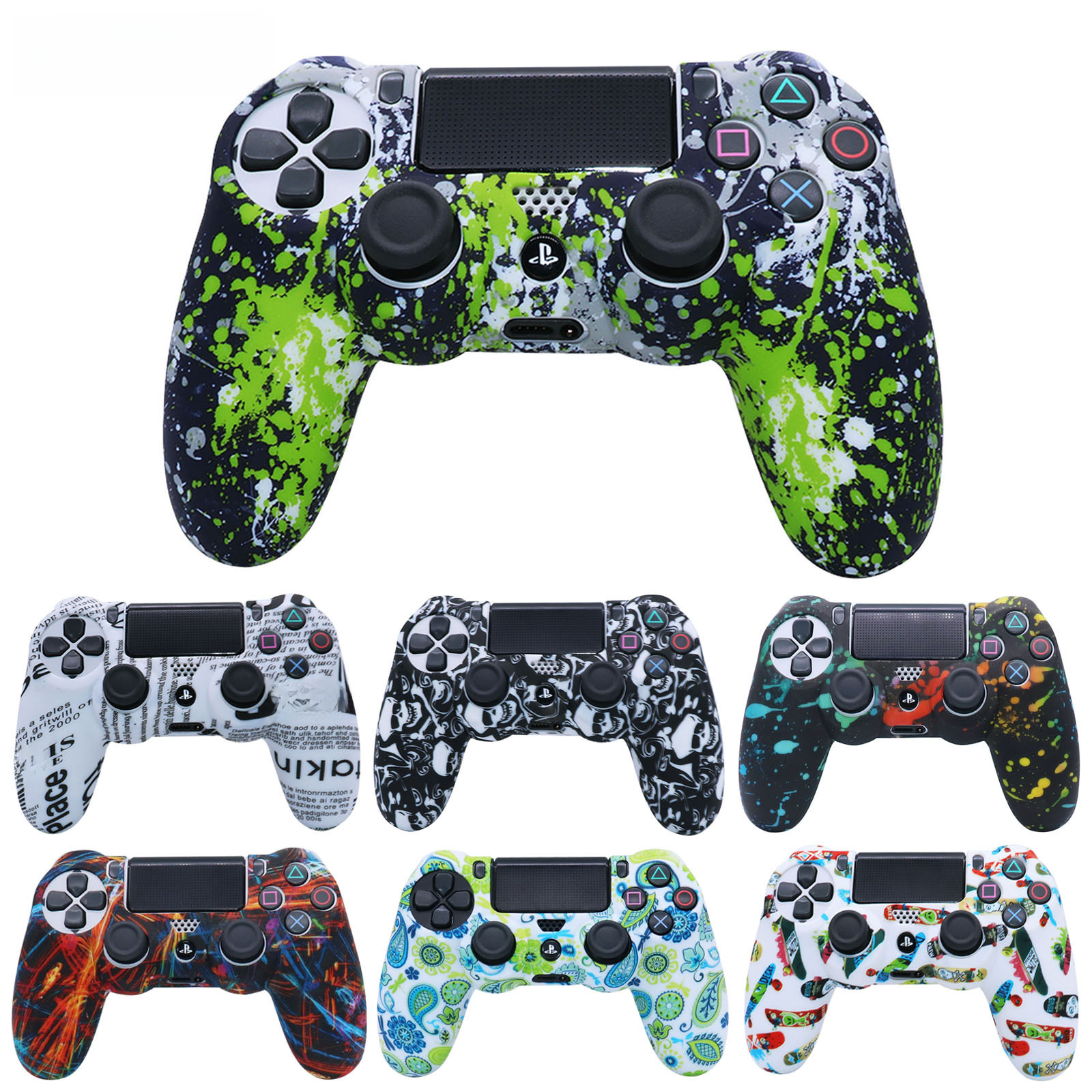 PS4 handle sleeve PS4PRO camouflage camouflage ps4slim watercolor…