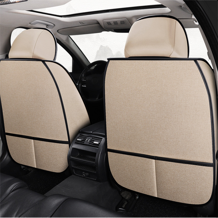 New Car Seat Covers for All Seasons, Linen Seat Cushions for Small Cars, Spring and Summer Car Seat Covers, Full Coverage Ice Silk Special Seat Cushions