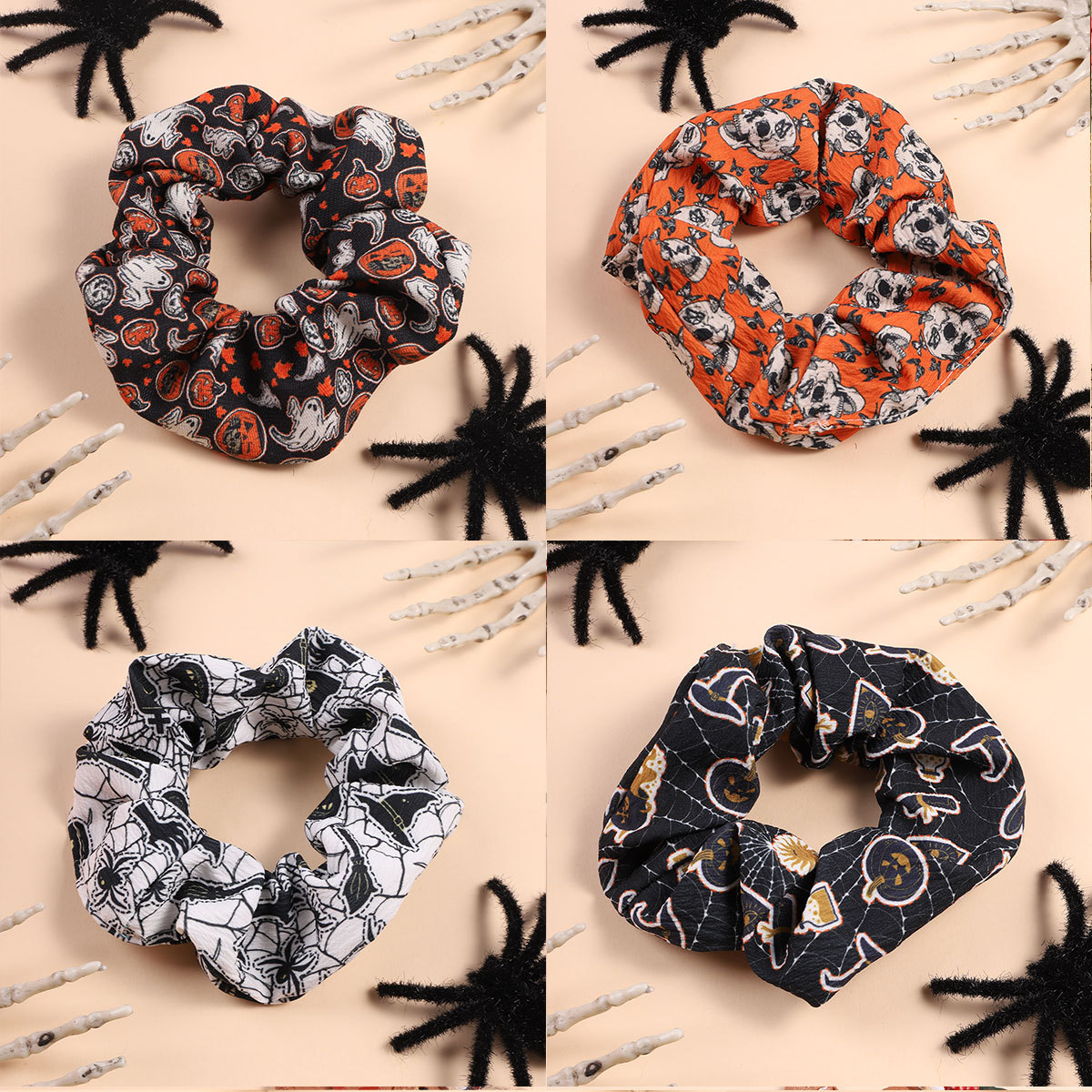 30g Weight Hair Tie Hair Accessories Type 1 Piece Quantity Holiday, Daily Occasion Christmas Festival Halloween Pattern, Christmas Tree Pattern Women's Gender Simple Style Style Christmas Simple Style Women's Halloween Pattern Christmas Tree Hair Tie 无