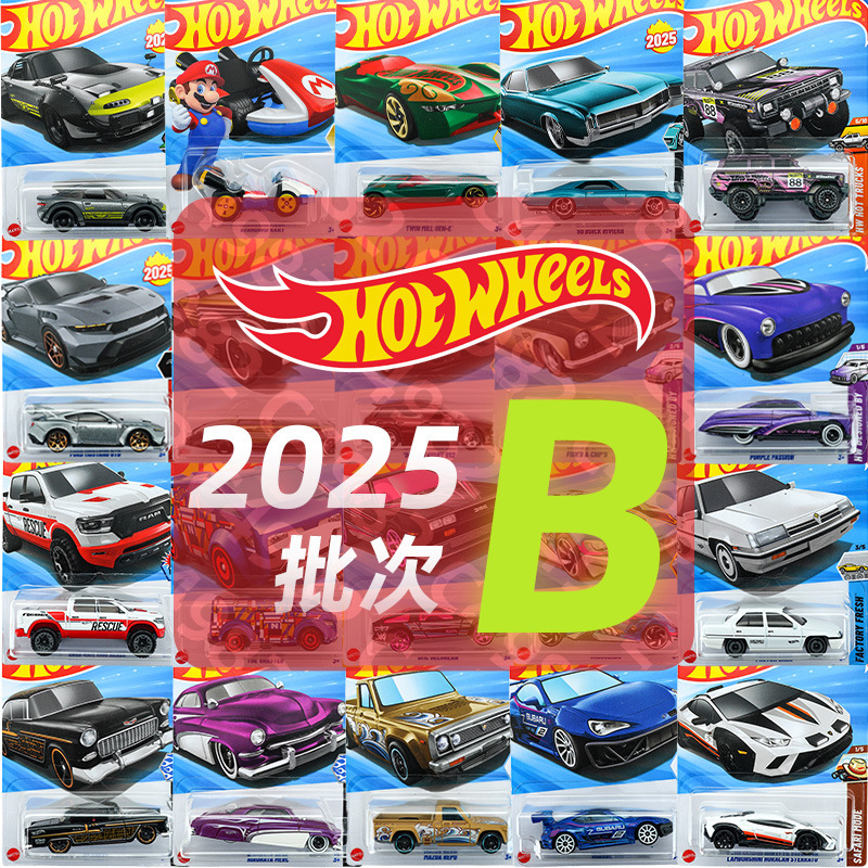 Hot Wheels Puka C4982 New 2025B Batch Bugatti Porsche Alloy Car Toy Car Model