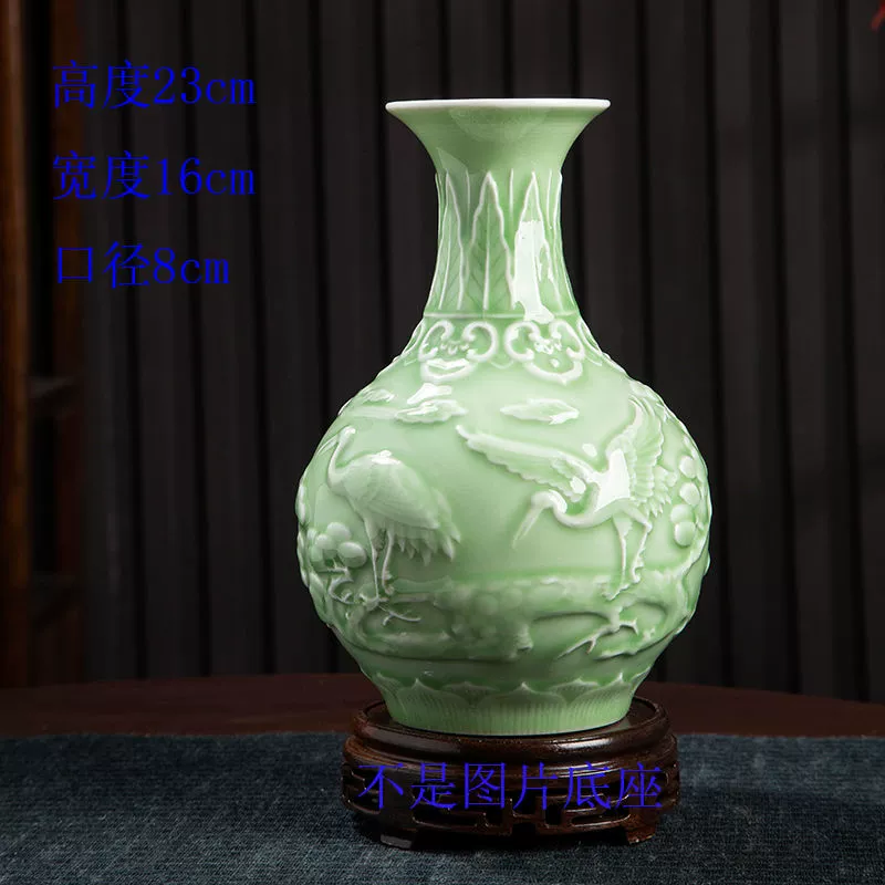 Керамическая вазочка из Jingdezhen для декора интерьера гостиная цветочная аранжировка китайские домашние аксессуары гидропоника ремесло украшения крупная ваза орхидея