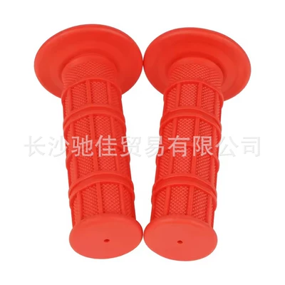 silicone hand grip glue accessories – Motorcycle Handle Cover - red