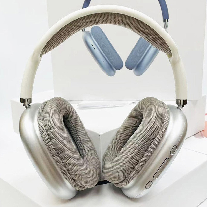 Shenzhen Spot Cross-Border E-Commerce Good Quality Silver Max Music with Mic Game Head-Mounted Wireless Bluetooth Headset Shenzhen Spot Cross-Border E-Commerce Good Quality Silver Max Music with Mic Game Head-Mounted Wireless Bluetooth Headset