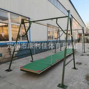 Outdoor training simulation anti-dazzle seasickness expansion physical fitness wave wood spiral ladder balance beam manufacturers in stock training equipment