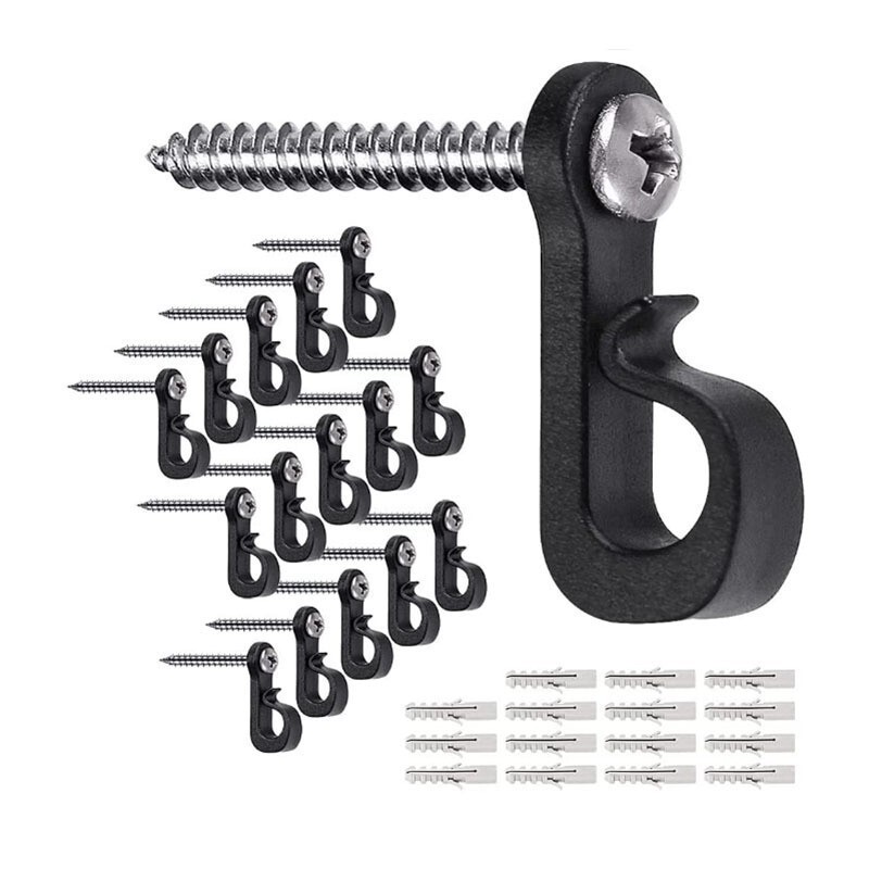 Cross-border Q-type hook for home use, Christmas light hook with cross screw, suitable for garage, New Year's party, outdoor use Cross-border Q-type hook for home use, Christmas light hook with cross screw, suitable for garage, New Year's party, outdoor use