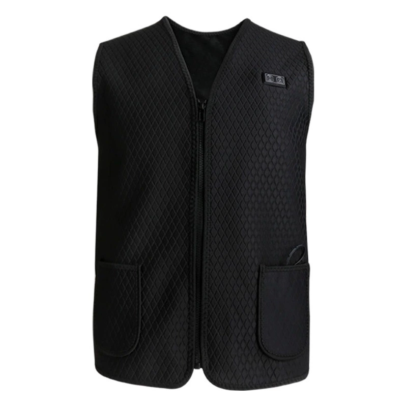 Интеллектуальный жилет с подогревом при постоянной температуре Двойная Зона управления 7 USB Электрический нагревательный жилет Материал для дайвинга Полное тело Высокотемпературный нагревательный теплый жилет