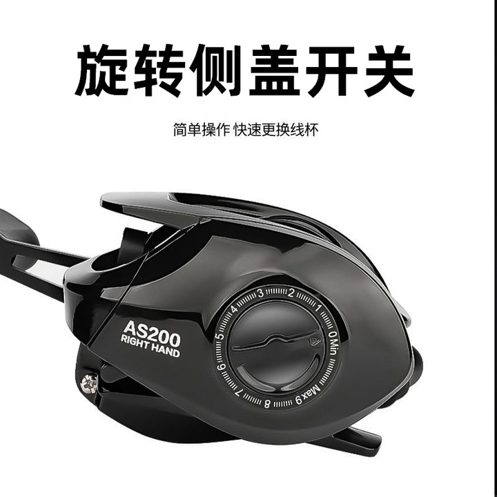 Alambre de pescado de metal Billings Línea antiexplosión Rueda de goteo Luya Pescador de tiro largo Caña de mar Balsa de pesca Aparejos de pesca fishin