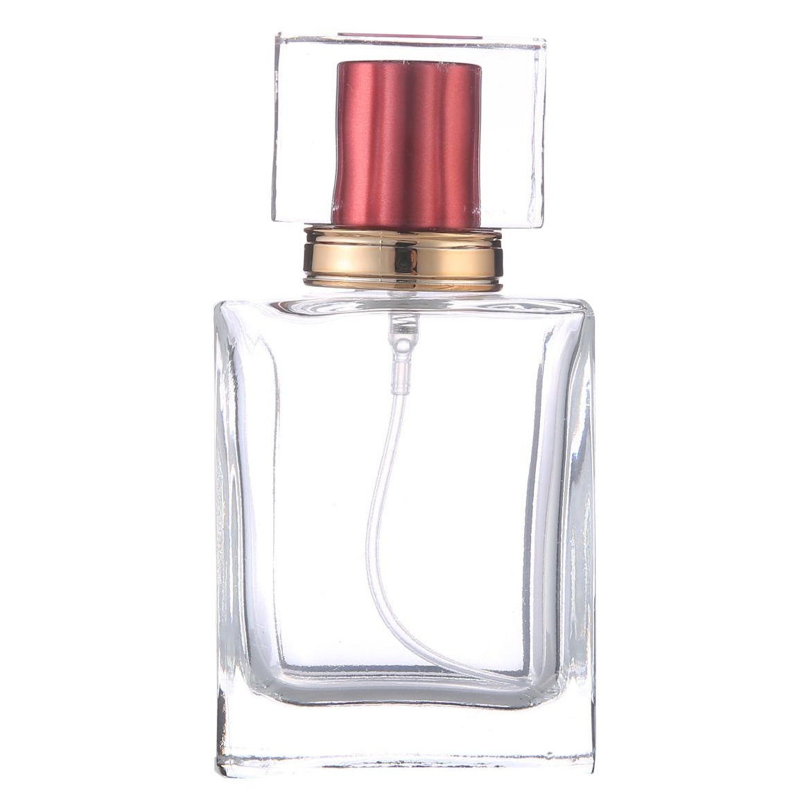 Fabricante 50ml especificación botella de perfume de gran capacidad botella de spray de vidrio ultrafino botella de spray cosmética diaria botella de rellenado hidratante