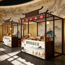 网红集市可移动展示架户外景区美食街小吃架早市大型活动促销摊架