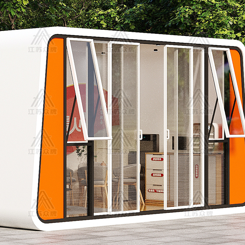 Apple Warehouse Casa móvil Cápsula espacial Oficina Residentes Casa de familia Salón Smart Station Star Sunshine Room