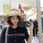 日本代购同款度假UV草帽女夏季沙滩遮太阳防晒帽大沿渔夫帽可折叠