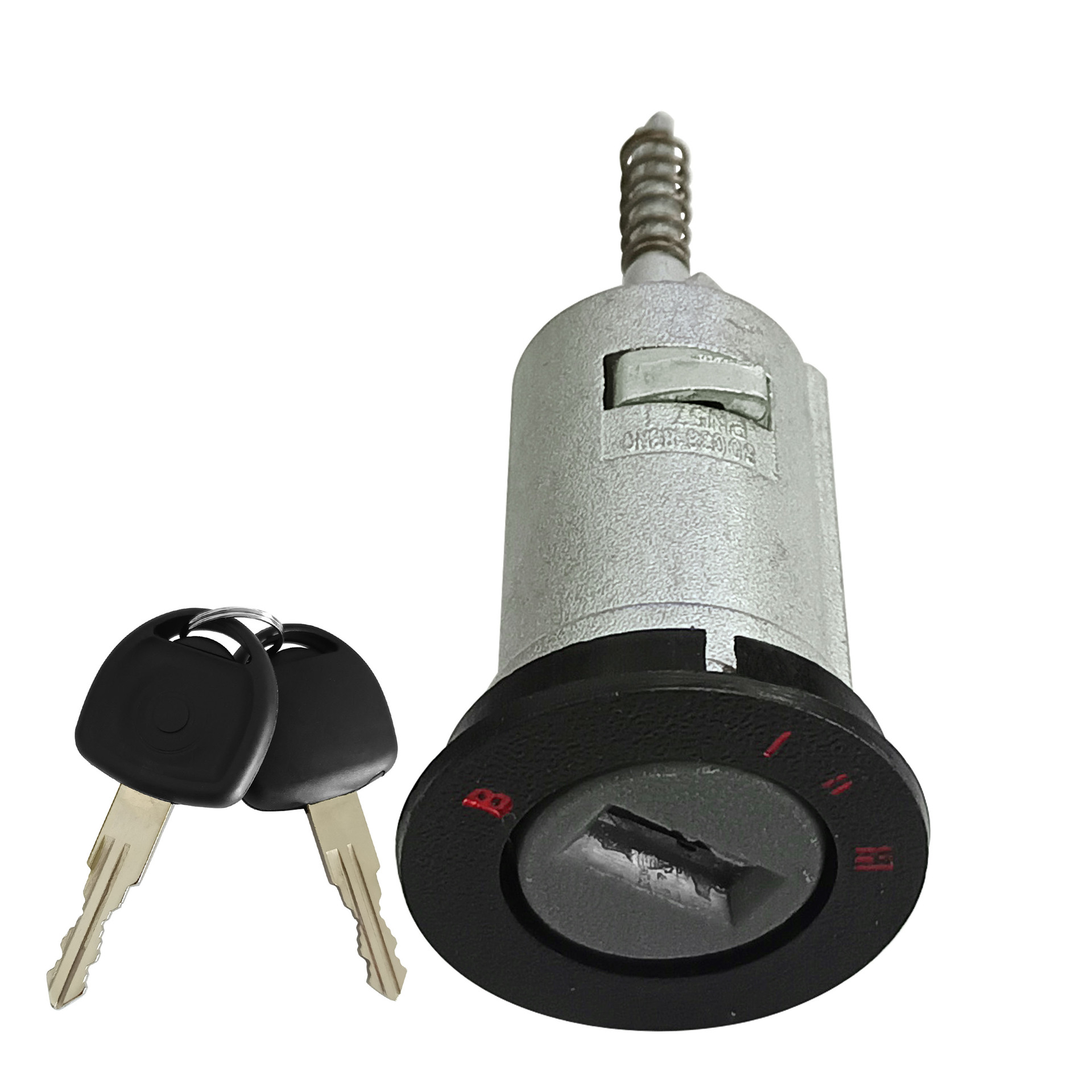 Aplicable para el cilindro de la cerradura de ignición de la llave de la ranura derecha del interruptor de ignición del cilindro de la cerradura accesorios de automóviles 0913694