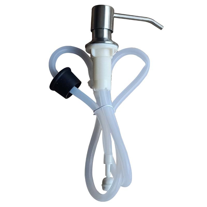 Dispensador de jabón líquido contenedor cocina detergente de acero inoxidable lavado teléfono 04 fregadero caja de jabón