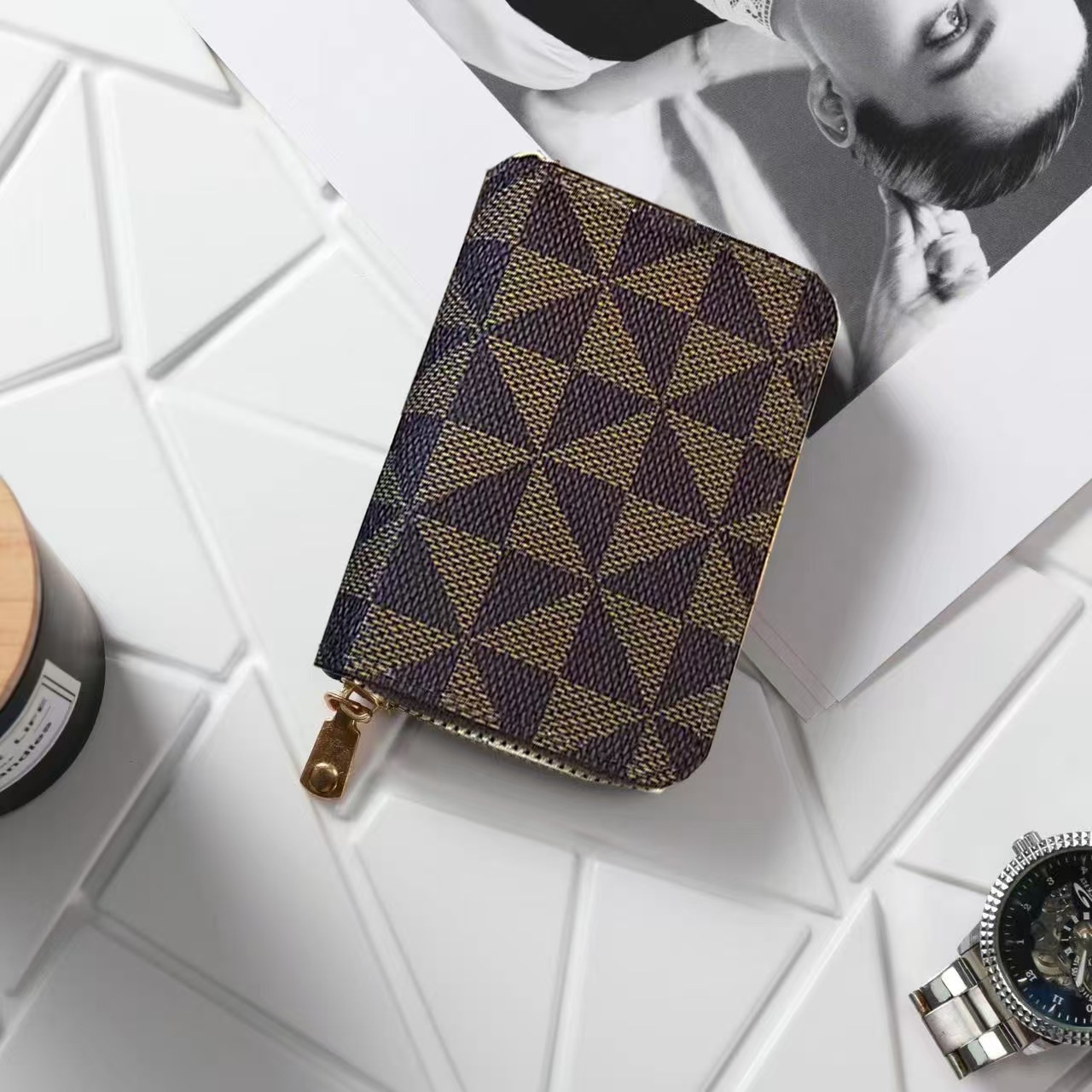 Titular de la tarjeta de órgano titular de la tarjeta de identificación multi-Tarjeta titular de la tarjeta de gran capacidad monedero casual multifuncional TikTok productos de bienestar