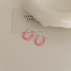 Fashionable zirconium, advanced earrings, light luxury style, western style, high-quality style