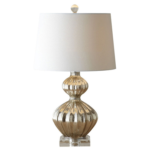 Creative American Style Table Lamp, Personalized Minimalist Modern Neo-Classical Bedroom Bedside Lamp, Nordic Living Room Decor Crystal Table Lamp
