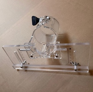 Small trimming machine scale ruler mold special milling plate type wooden door hinge groove transparent machine base slotting artifact other