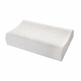 厂家批发泰国 乳胶枕护颈枕头大平面曲线波浪成人枕芯一件代发