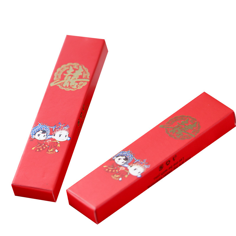 Wedding cigarette box 2 pack wedding supplies small carton packaging red wedding cigarette box 2 with matches