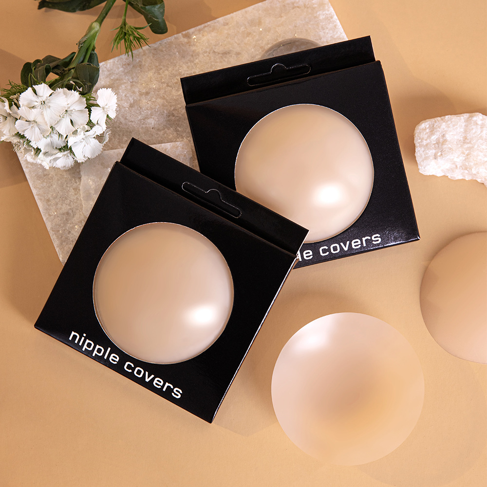 Supportables solid glue-free self-adhesive nipple stickers temperature-sensitive nipple stickers anti-bulge chest stickers women’s anti-exposure stickers