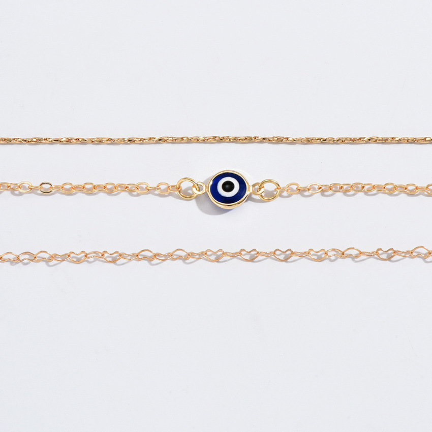Lucky Evil Eye Red String Bracelet Protection Minimalist Style_voghion.com