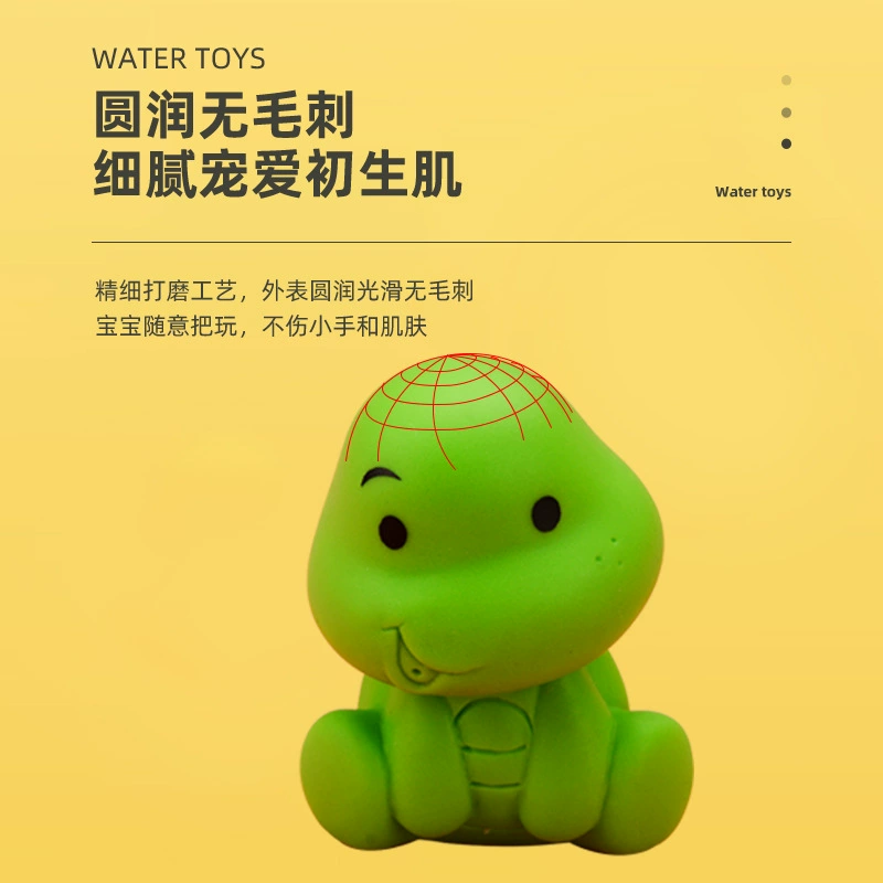Мультяшная игрушка для малыша для купания в воде пластик антистресс издает звуки лилипоп