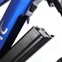 Рама электровелосипеда CYCTRAC Soft Tail EM6 с амортизатором для бездорожья, мотор-каретка M510 с восьмиступенчатой регулировкой и батареей.