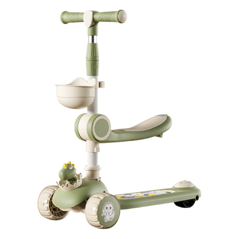 Детский самокат новый детский раздвижной самокат «Три в одном» 1-3-7 лет может сидеть на коньках на трехколесном велосипеде для мальчиков и девочек