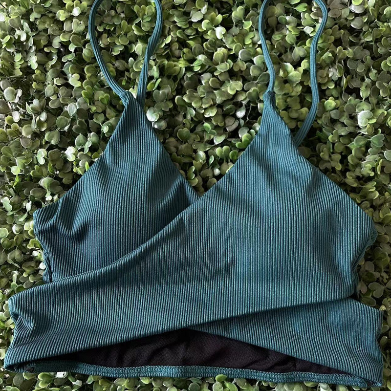 new small pit strip sexy plain sling split bikini NHHL475924picture1