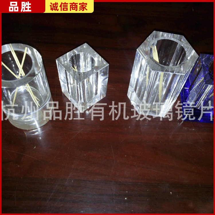 供应有机玻璃LED吧台灯 酒箱子烛台灯时尚酒瓶架杯架