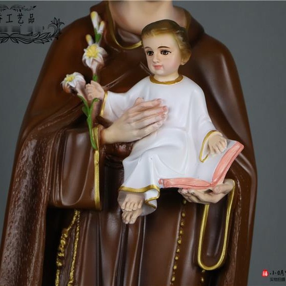 60cm Antonio santos adornos estatuas de la iglesia de la casa decoración de la sala de estar
