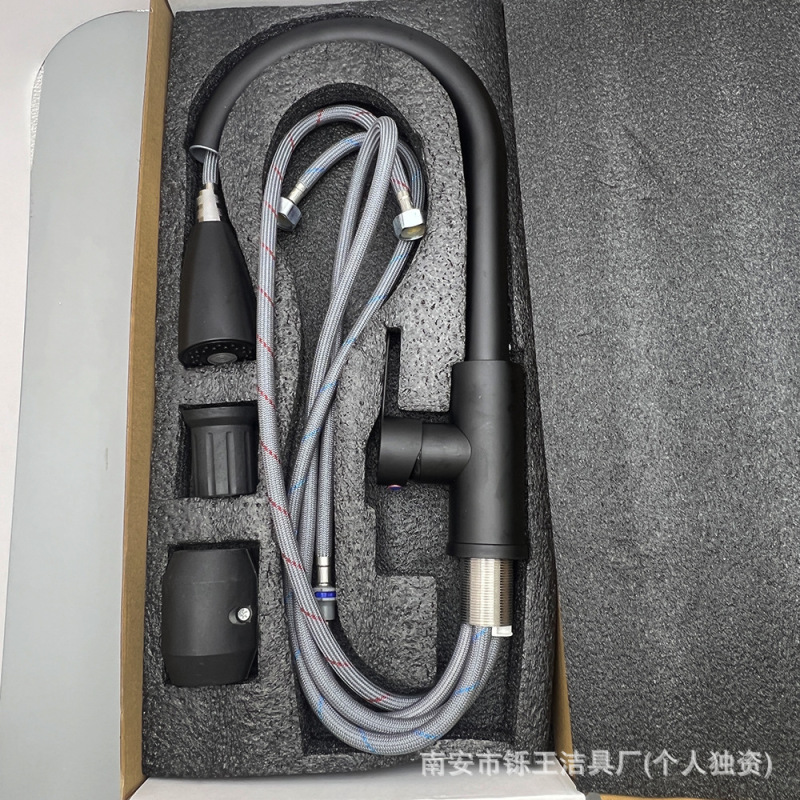 ステンレス引き式蛇口冷熱両用ベランダ厨房野菜鉢水槽伸縮回転蛇口卸売り|undefined