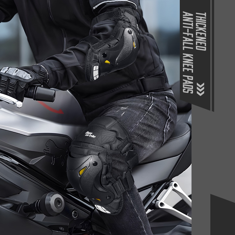 Protector de rodillas para motocicletas, protector de codo, conjunto de cuatro piezas para artículos de ciclismo anticorrido HJ - 15