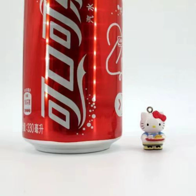 Hello Kitty, милая кремовая кукла, мультяшный чехол для телефона, ожерелье, бусины, ручная работа
