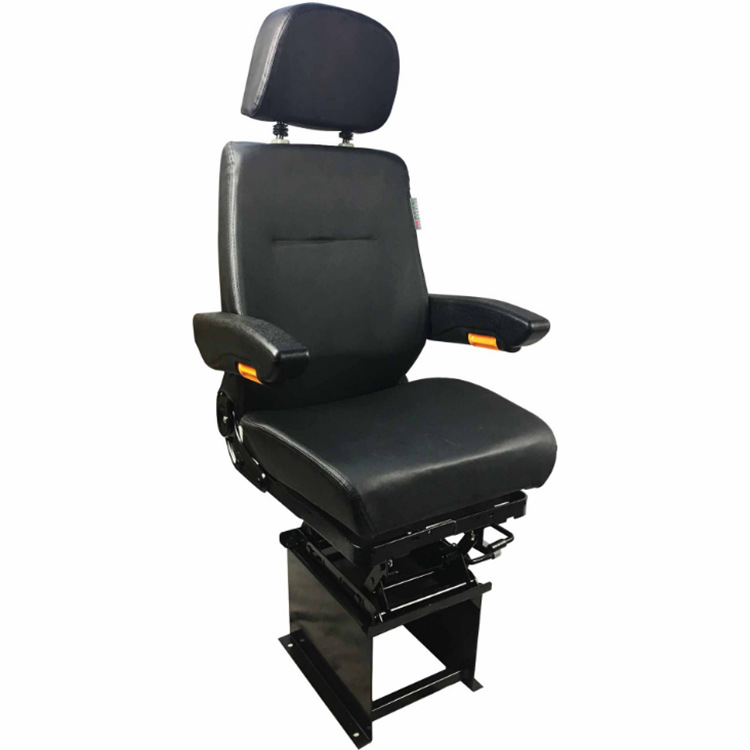 Asiento del conductor del coche de carril asiento de locomotora de ferrocarril equipo de maquinaria de ingeniería asiento detección de defectos asiento del conductor del coche