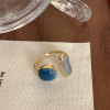 Design advanced fashionable Japanese brand ring, trend of season, high-quality style, light luxury style, European style