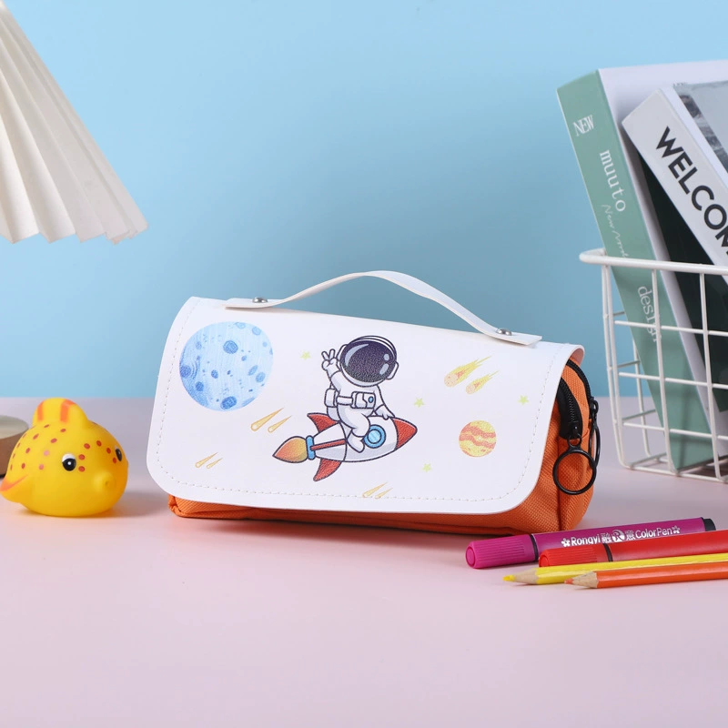Astronaut, capacious pencil case, cute storage system for elementary school students, wholesale