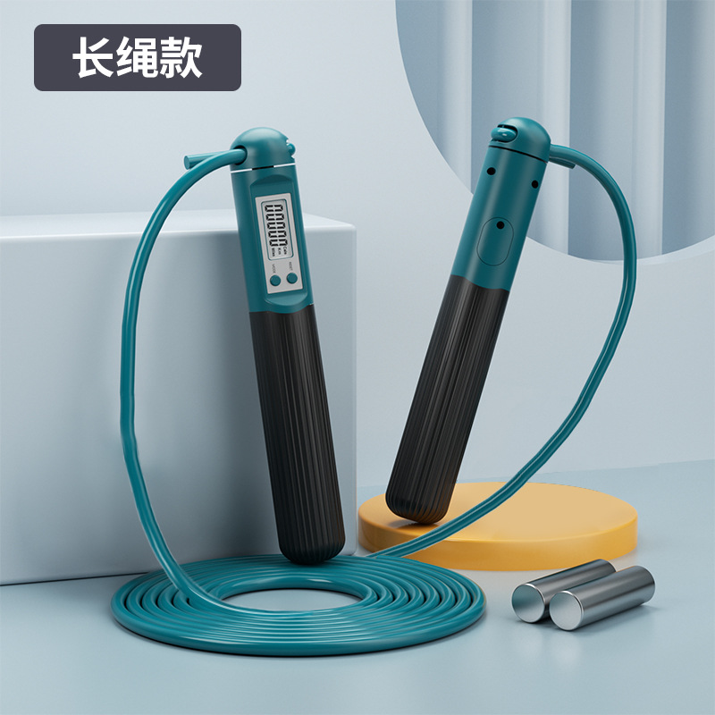 진한 녹색 긴 밧줄