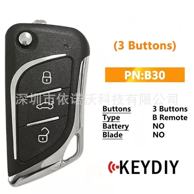 KEYDIY B30 KD sub-controller, a 3-button universal car remote key, for cross-border and international markets (Car anti-theft device) - b30