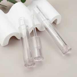 汕头楷烽包装      10CM厚底厚壁透明瓶彩妆化妆品唇蜜唇釉分装瓶