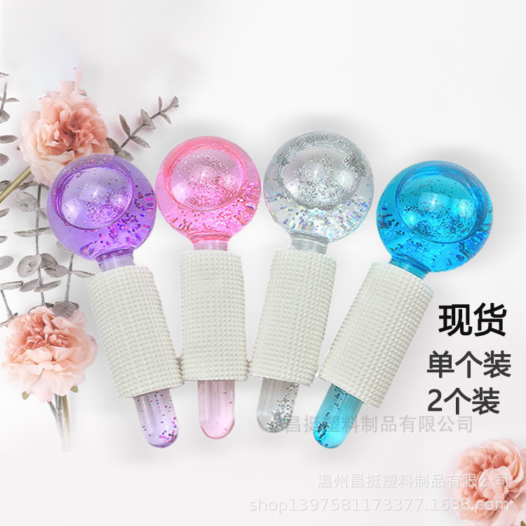 Cosmetic Korean medical glass massager for face