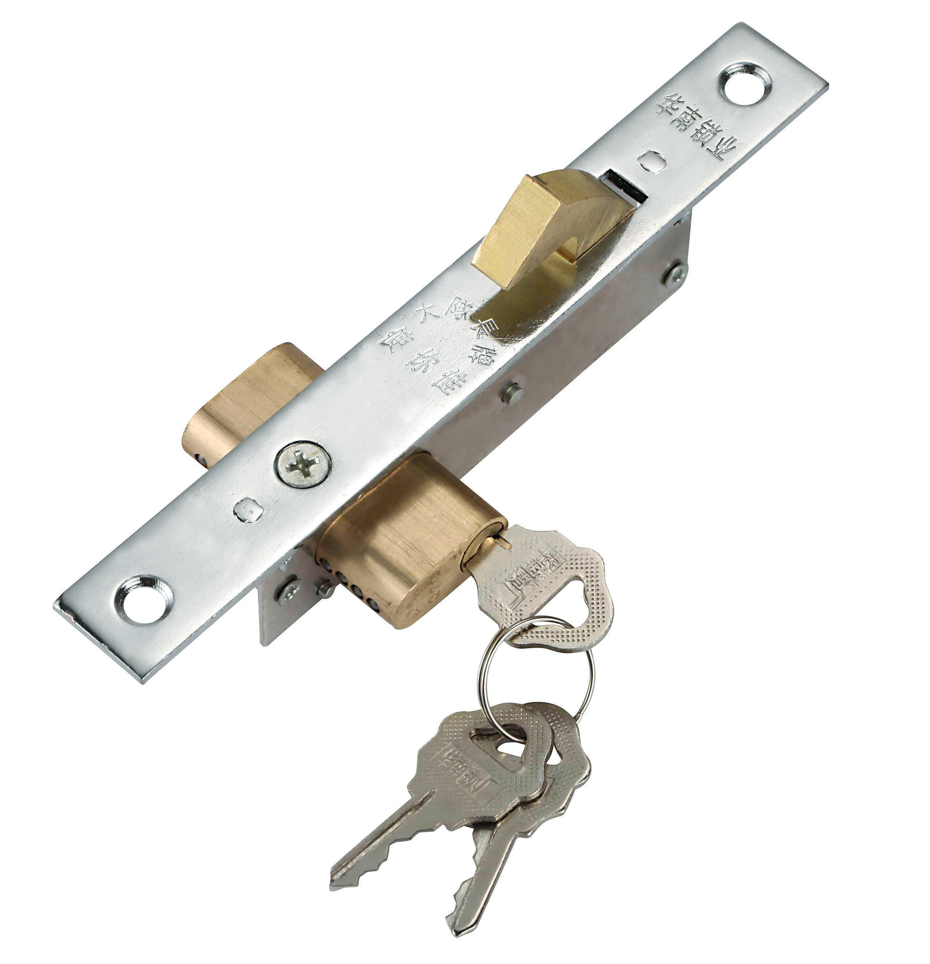 Cerradura de Puerta de Hierro Youjia SUR DE China 5586 cerradura de gancho de cobre cerradura de puerta corredera mecánica cerradura de puerta corredera accesorios fábrica al por mayor